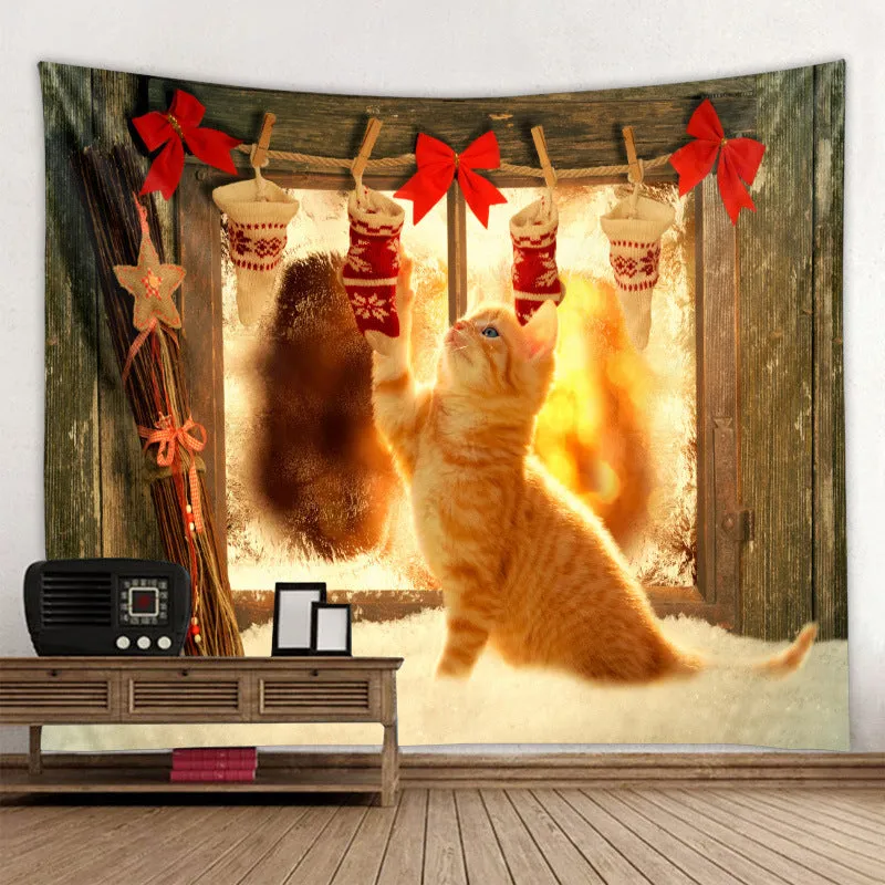 Christmas Tapestry Wall Hanging Decoration