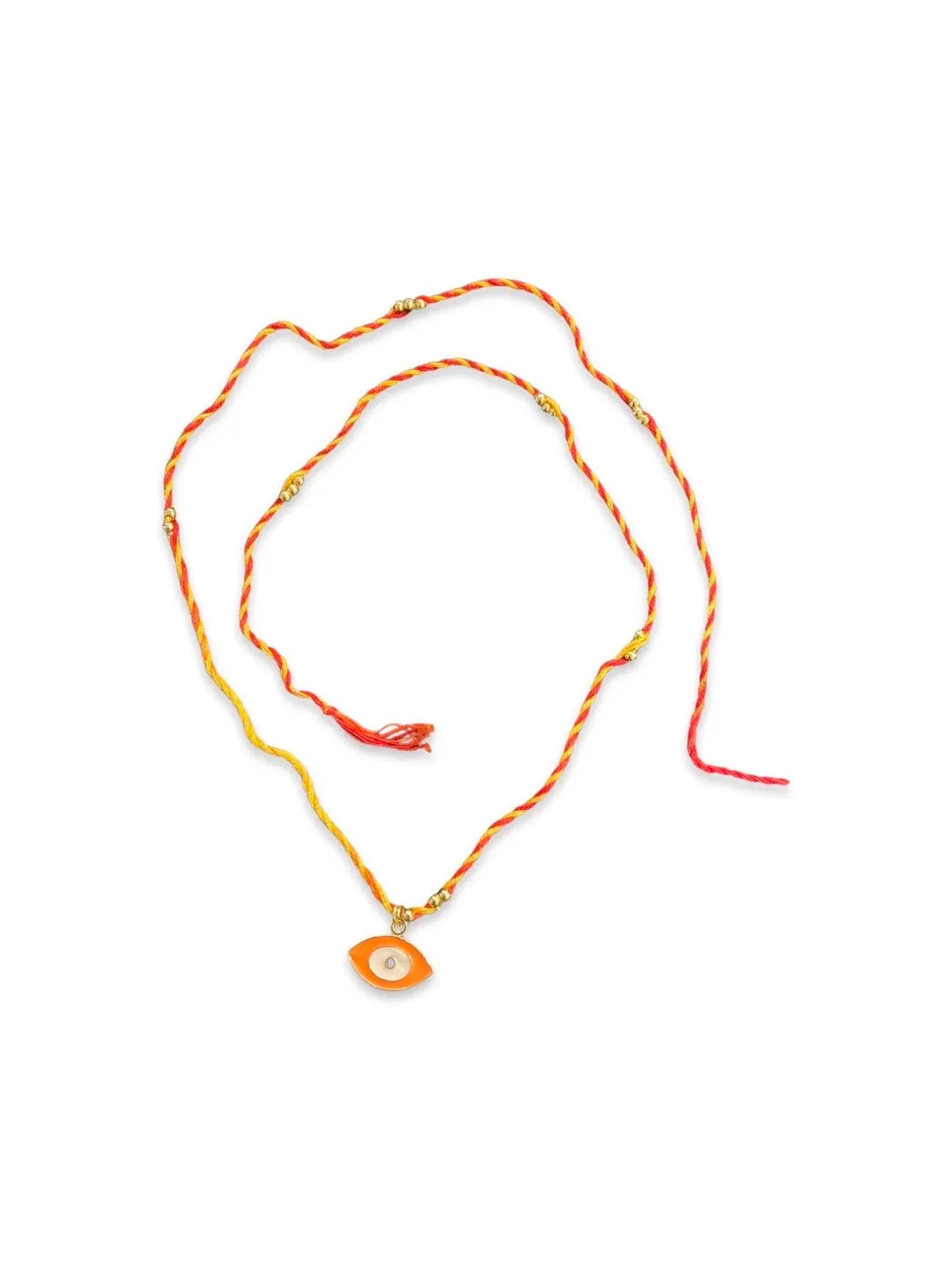 (COMBO of 3) Fancy Evil Eye Rakhi Designs Turkish Charm Multicoloured Mauli Raksha Bandhan
