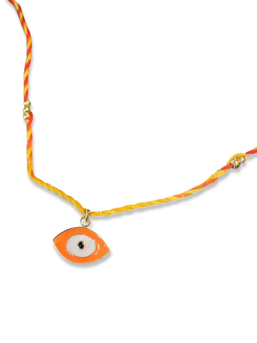 (COMBO of 3) Fancy Evil Eye Rakhi Designs Turkish Charm Multicoloured Mauli Raksha Bandhan