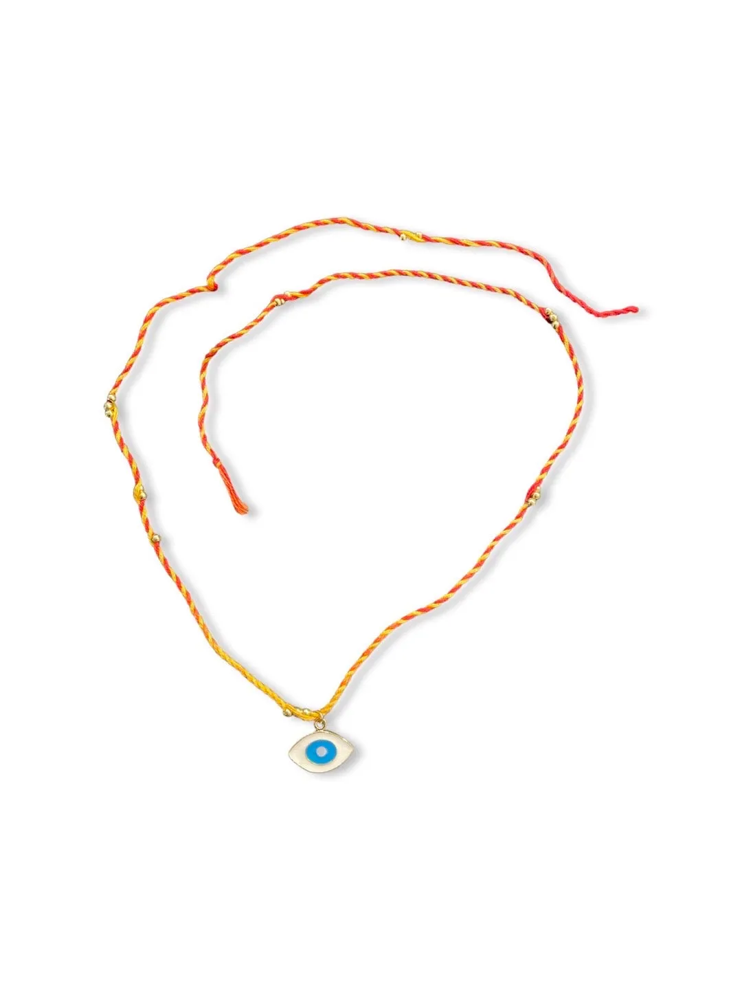 (COMBO of 3) Fancy Evil Eye Rakhi Designs Turkish Charm Multicoloured Mauli Raksha Bandhan