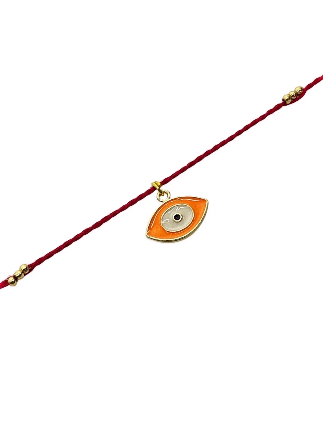 (COMBO of 3) Fancy Evil Eye Rakhi Designs Turkish Charm Multicoloured Mauli Raksha Bandhan