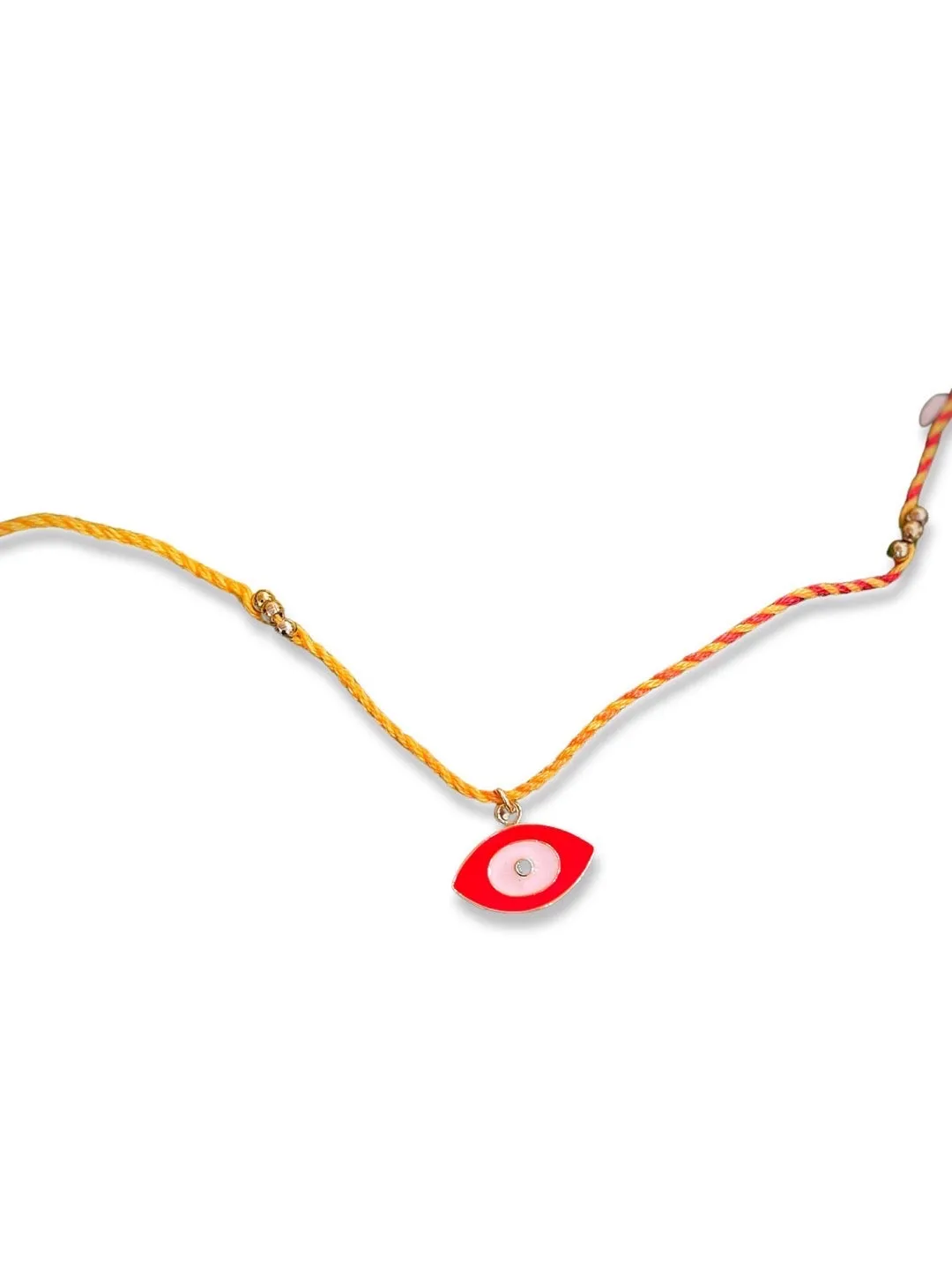 (COMBO of 3) Fancy Evil Eye Rakhi Designs Turkish Charm Multicoloured Mauli Raksha Bandhan