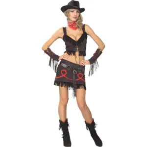 Cowgirl Secret Wishes Costume Size M