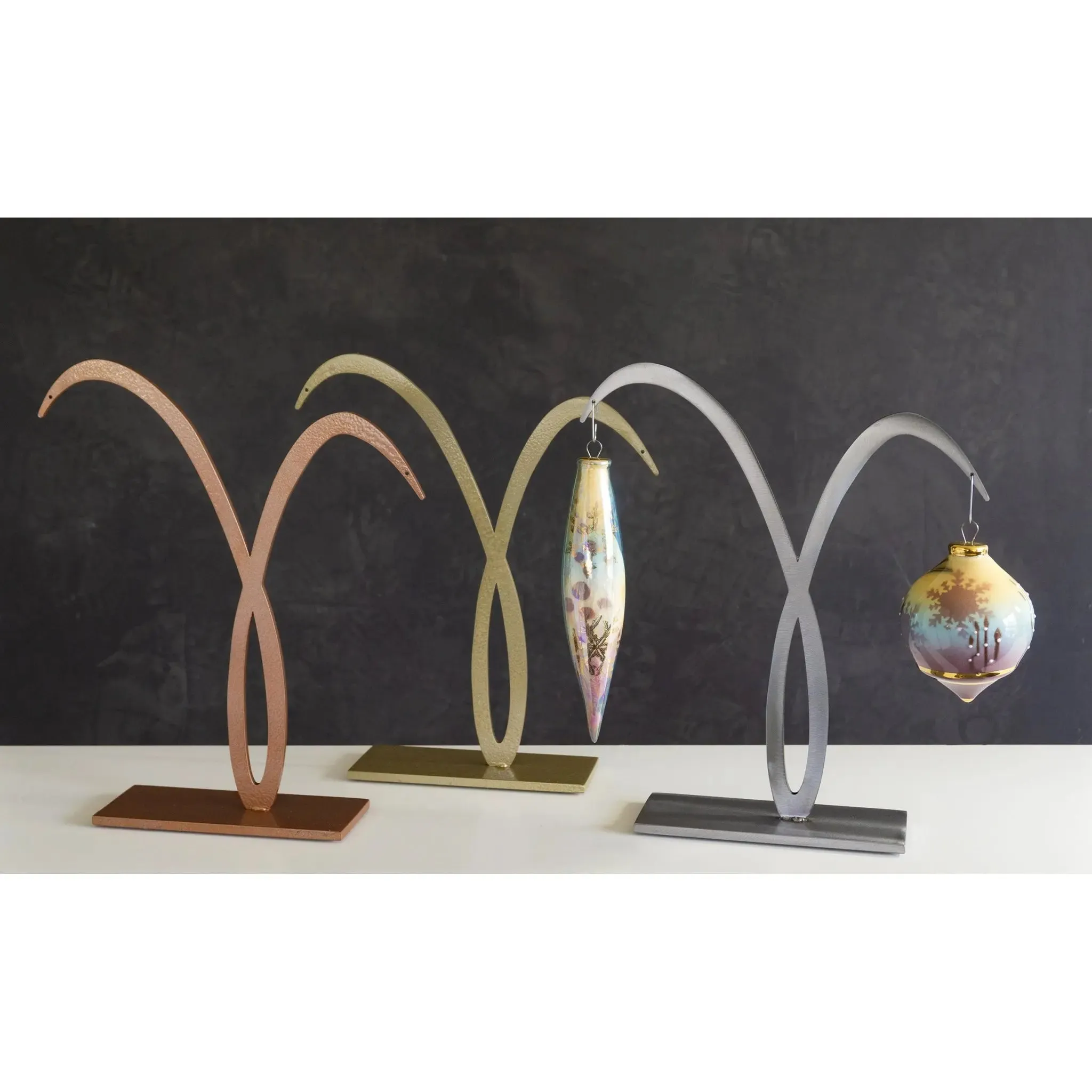 Crane Double Ornament Display Stand Holder by Girardini Design