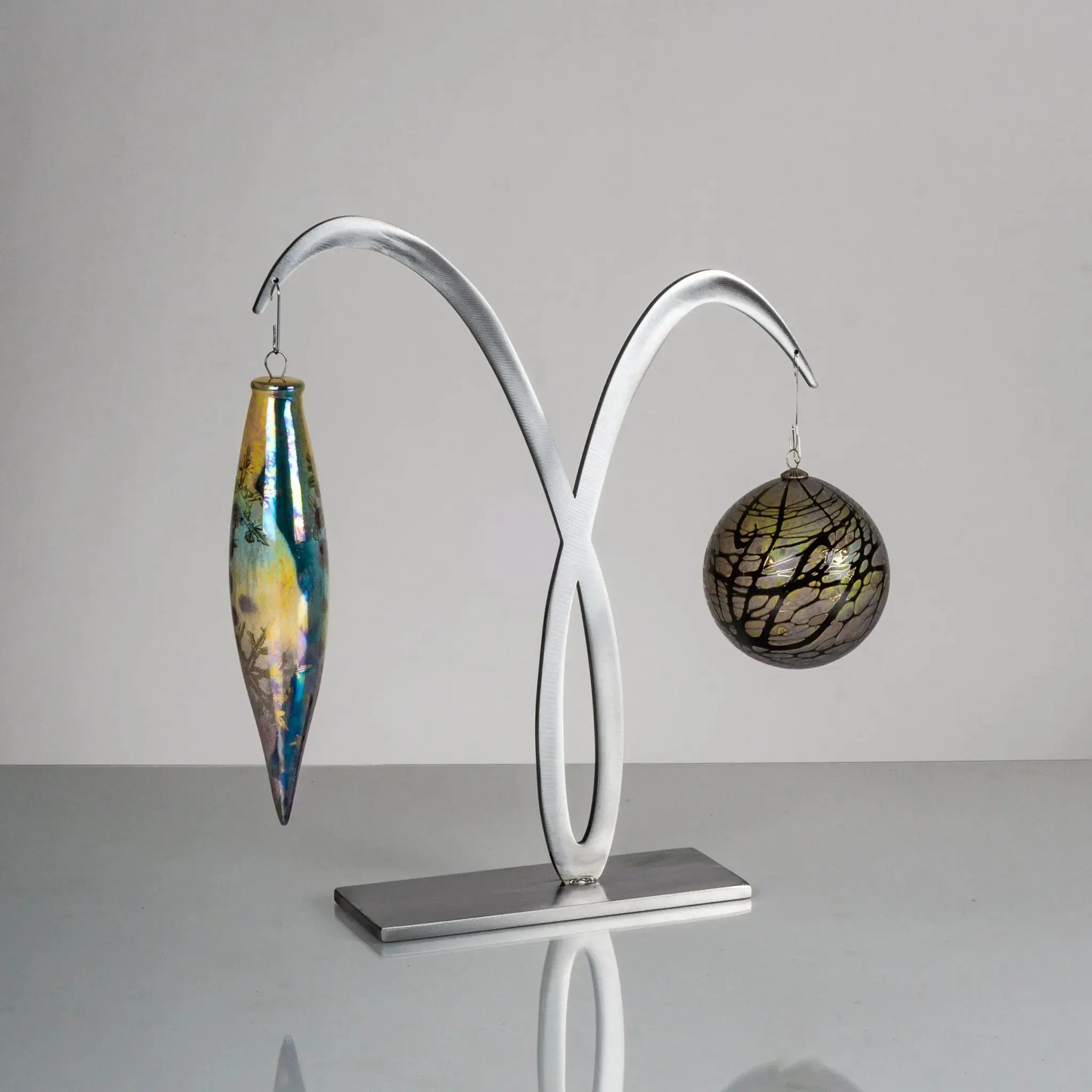 Crane Double Ornament Display Stand Holder by Girardini Design