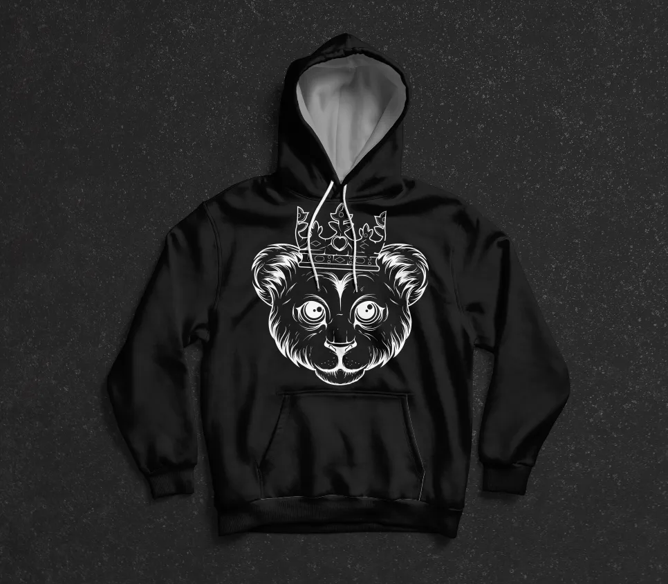 Cubs Head Hoodie-Weather Control