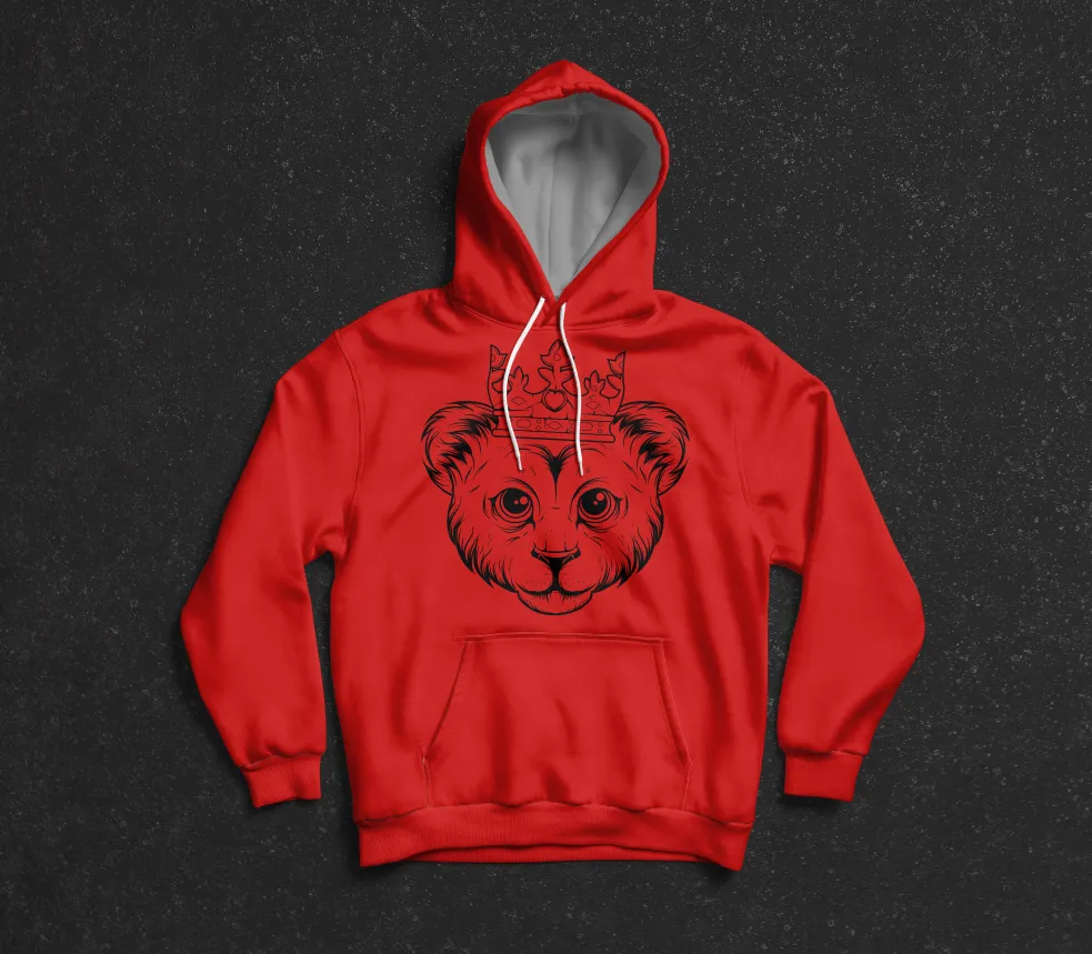 Cubs Head Hoodie-Weather Control