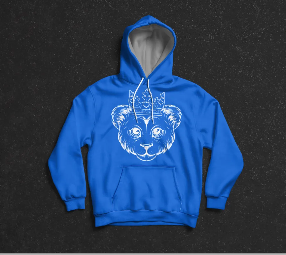 Cubs Head Hoodie-Weather Control