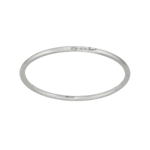 CUSTOM ENGRAVED DIAMOND BANGLE