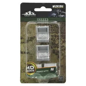 D&D Wizkids Deep Cuts Unpainted Miniatures Chests