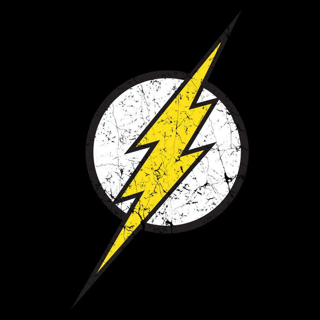DC Comics Flash Modern Distressed Logo Official Women's T-shirt