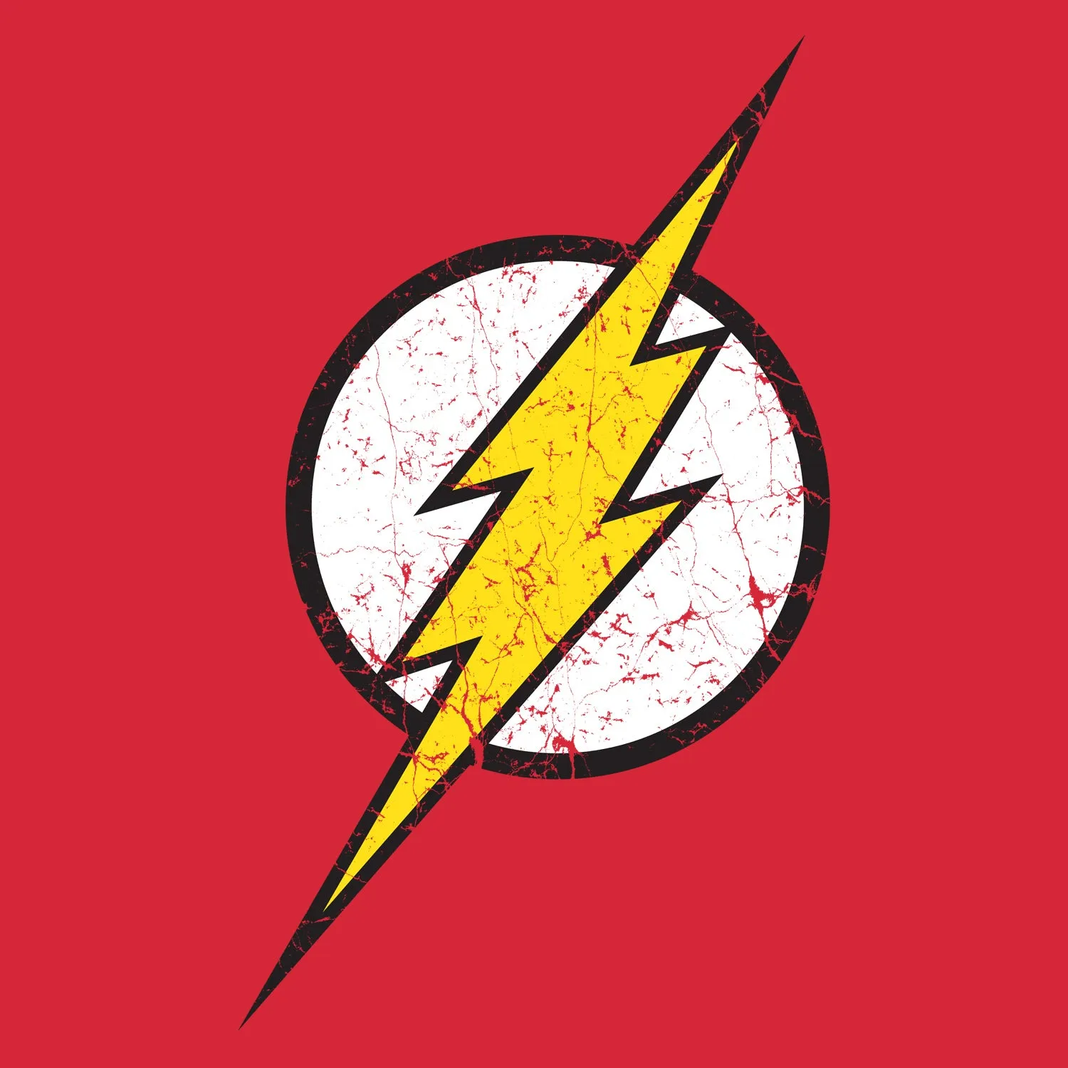 DC Comics Flash Modern Distressed Logo Official Women's T-shirt