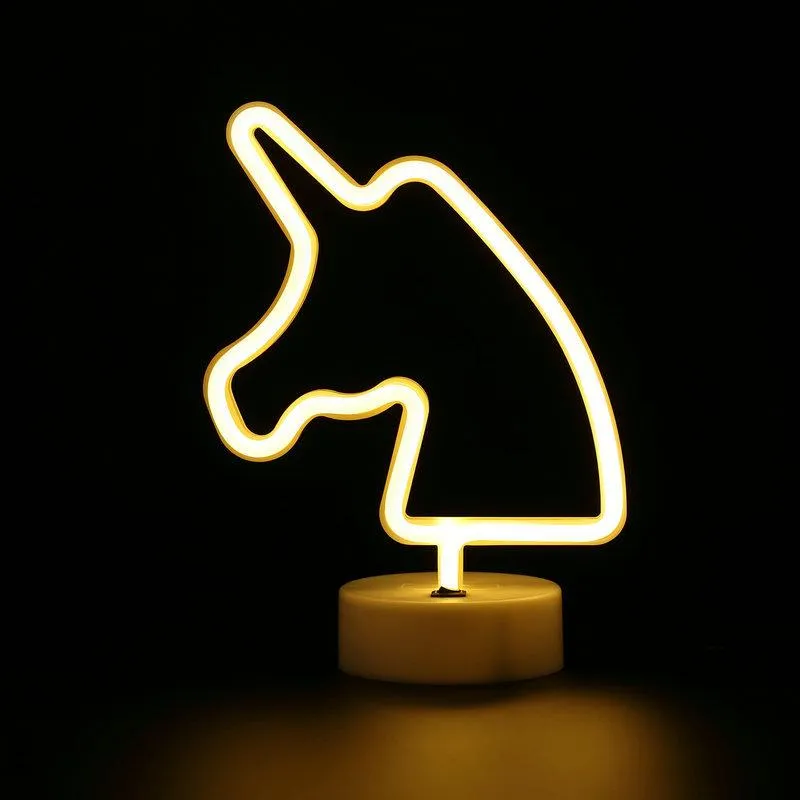 Decorative Neon Light with Holder Base