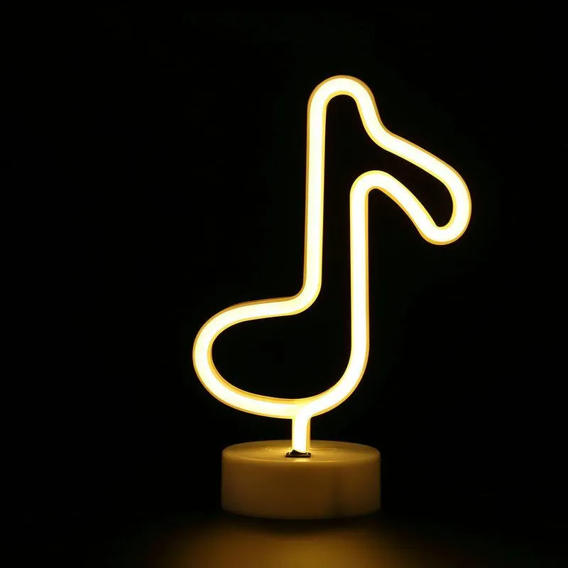 Decorative Neon Light with Holder Base