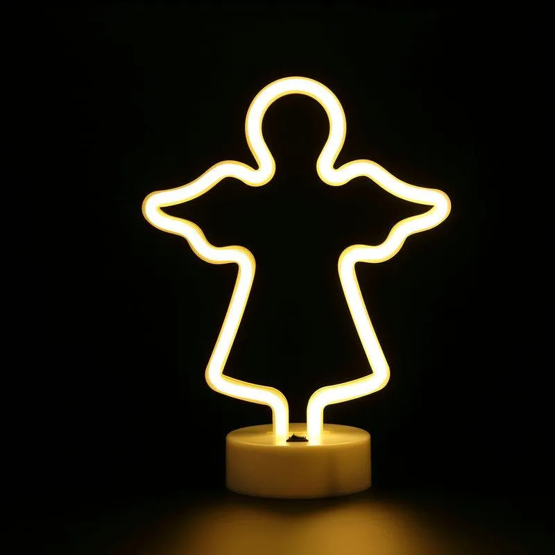 Decorative Neon Light with Holder Base