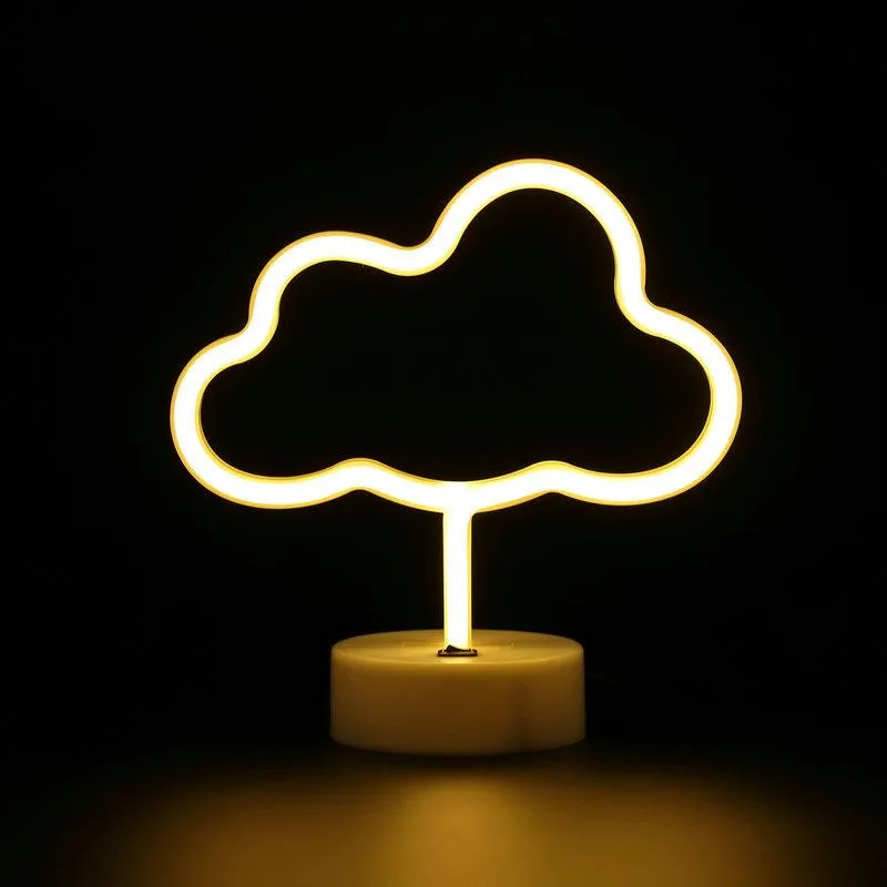 Decorative Neon Light with Holder Base