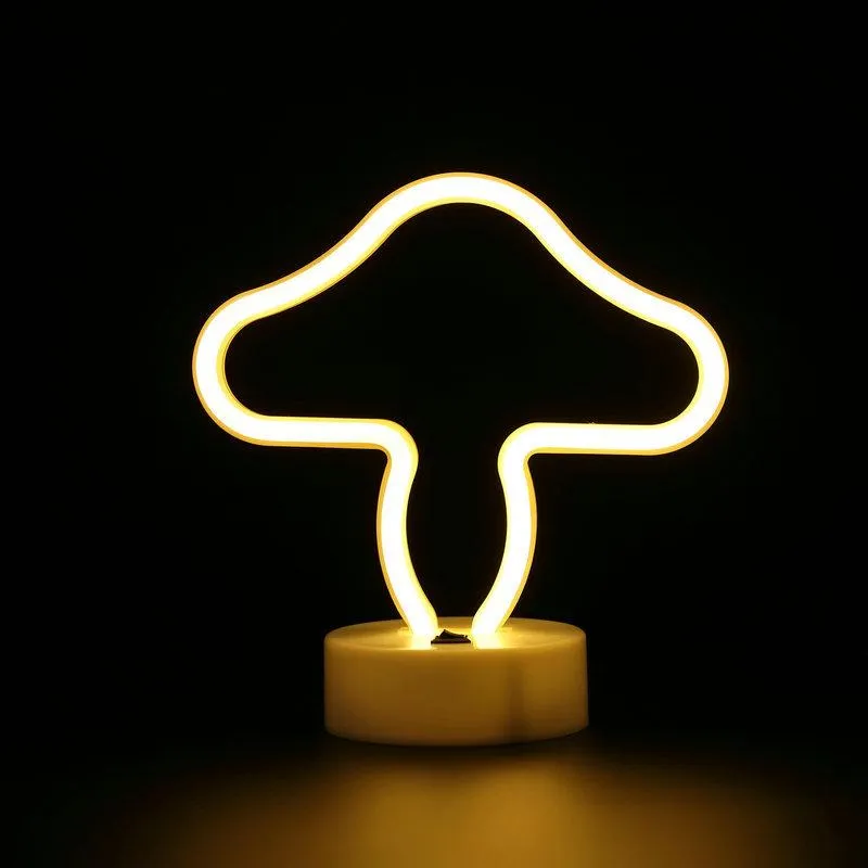 Decorative Neon Light with Holder Base