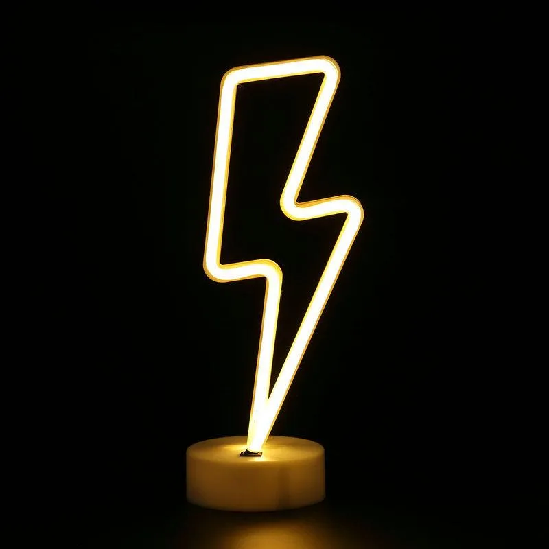 Decorative Neon Light with Holder Base