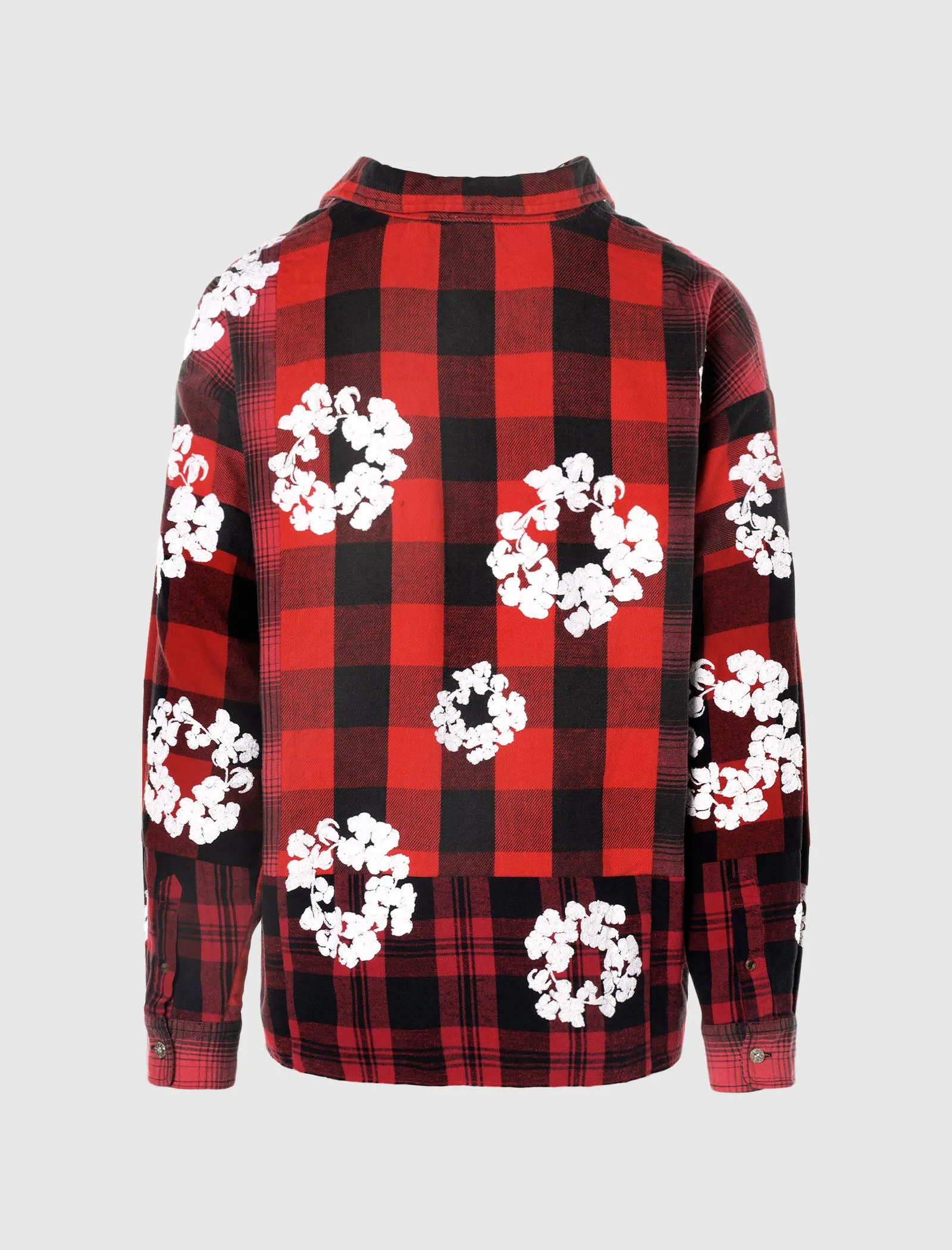 DENIM TEARS CHECK LONG SLEEVE SHIRT