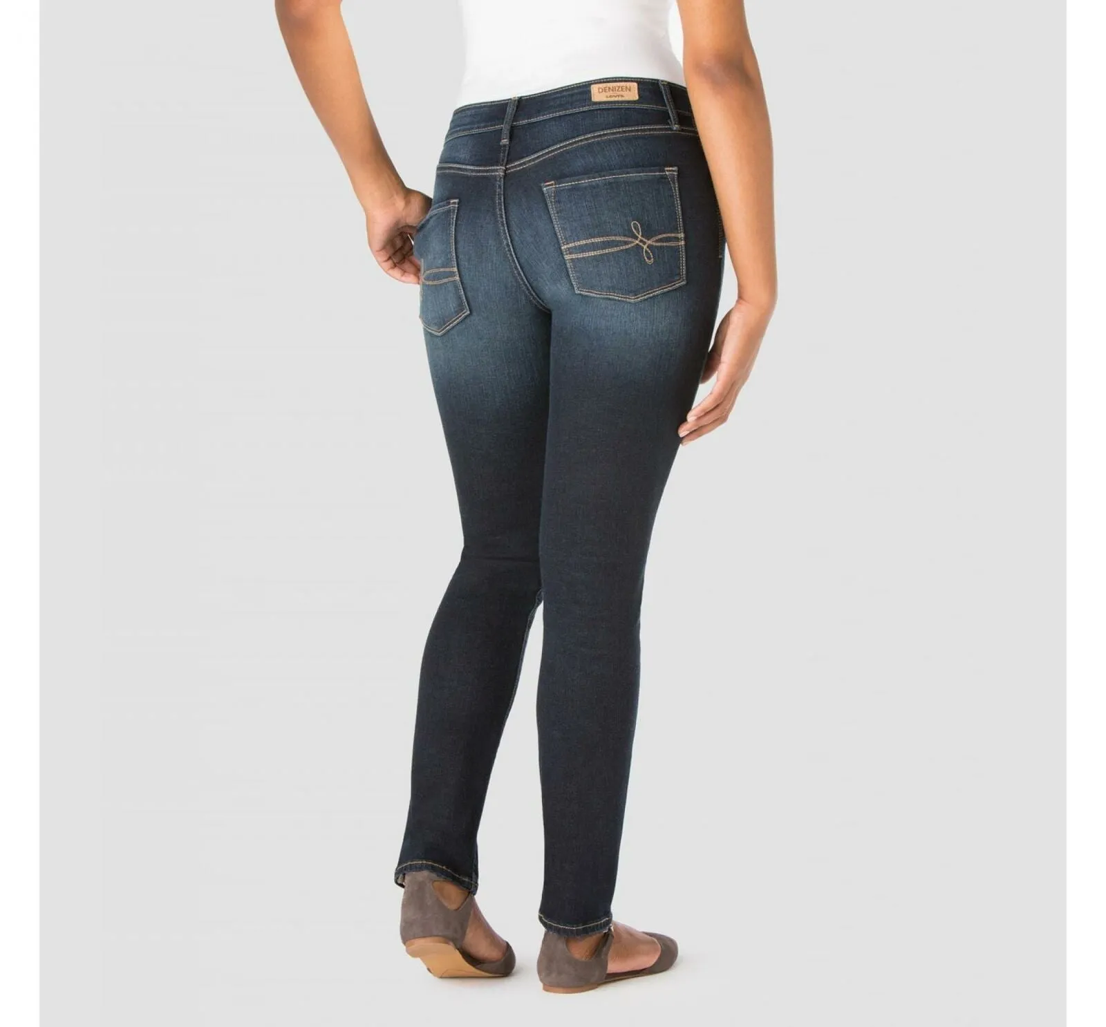 DENIZEN From Levi's Women's Essential Stretch Modern Slim Jeans