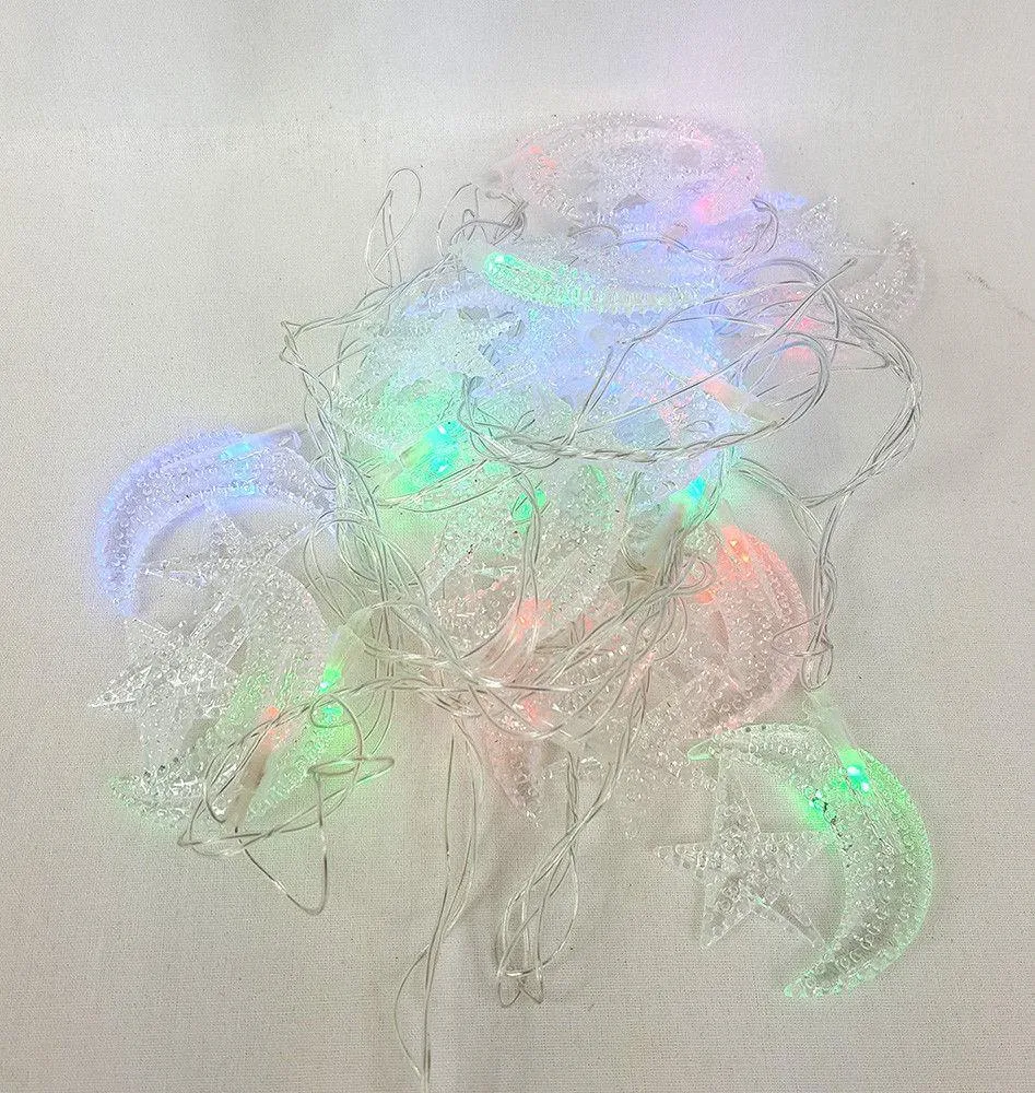 EID Ramadan 4M/20 LED Festival String Light Decoration Star Moon