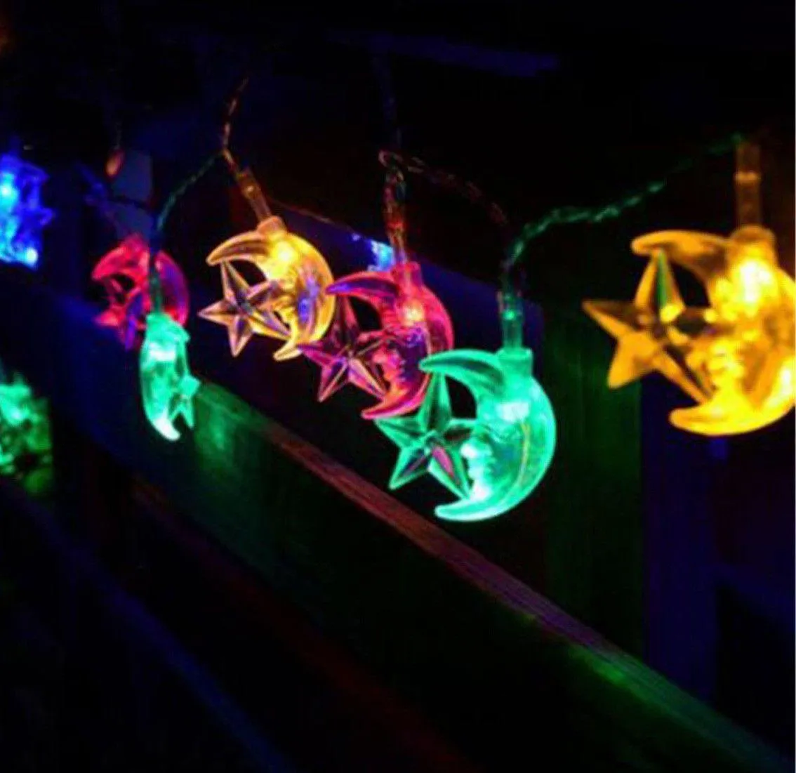 EID Ramadan 4M/20 LED Festival String Light Decoration Star Moon