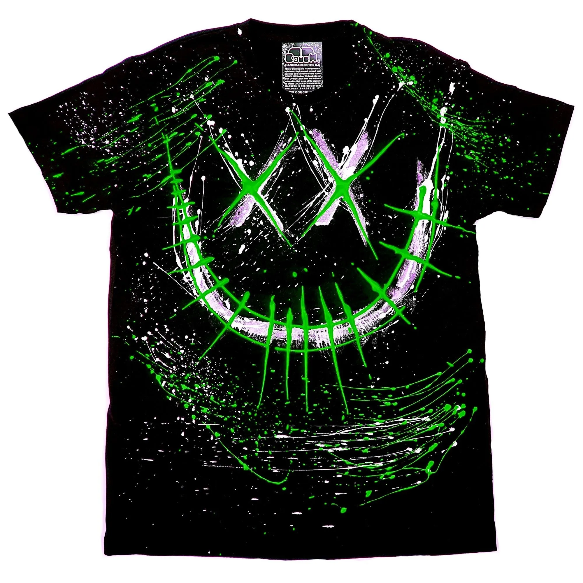 EVIL G T-SHIRT BLACK AND GREEN