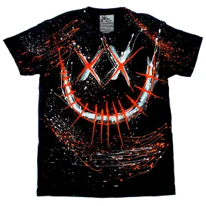 EVIL G T-SHIRT BLACK AND ORANGE