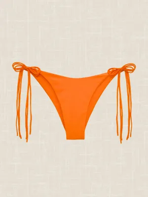 Exuma Bikini Bottom in Tangerine
