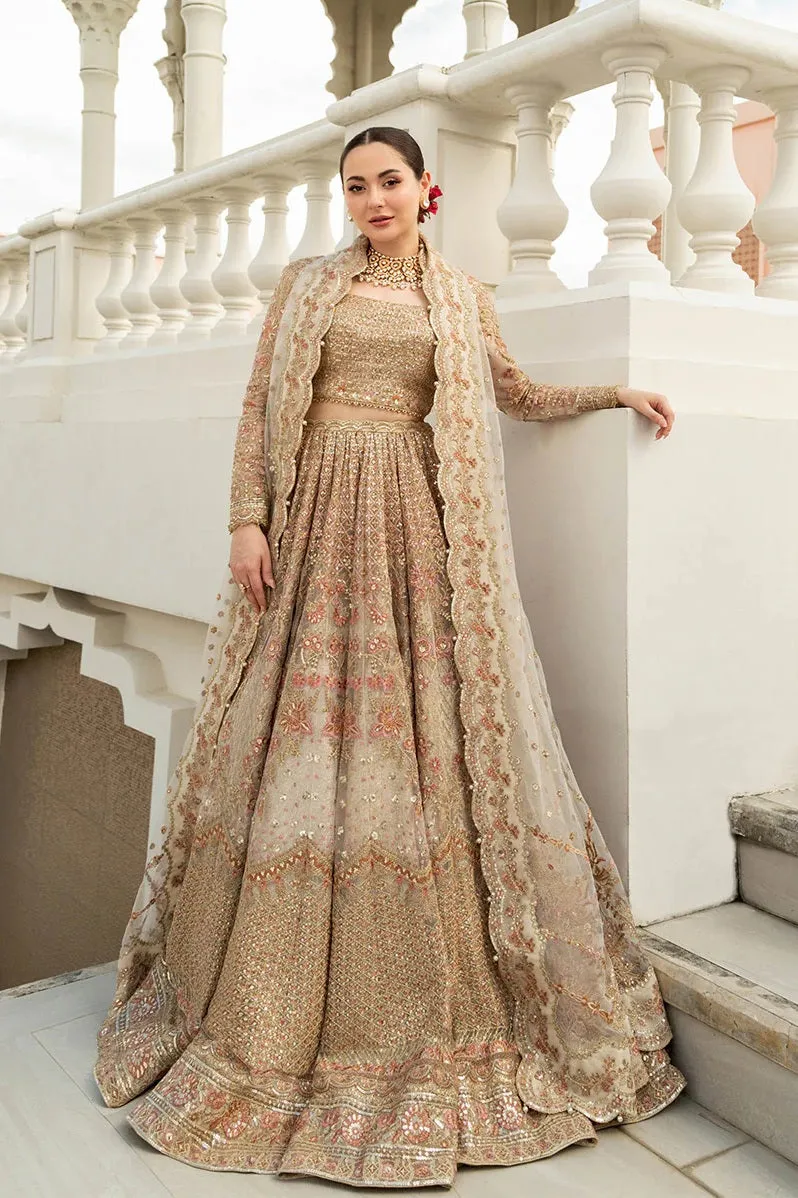 Faiza Saqlain Wedding Festive Net Embroidered Unstitched Collection JEMINA-01
