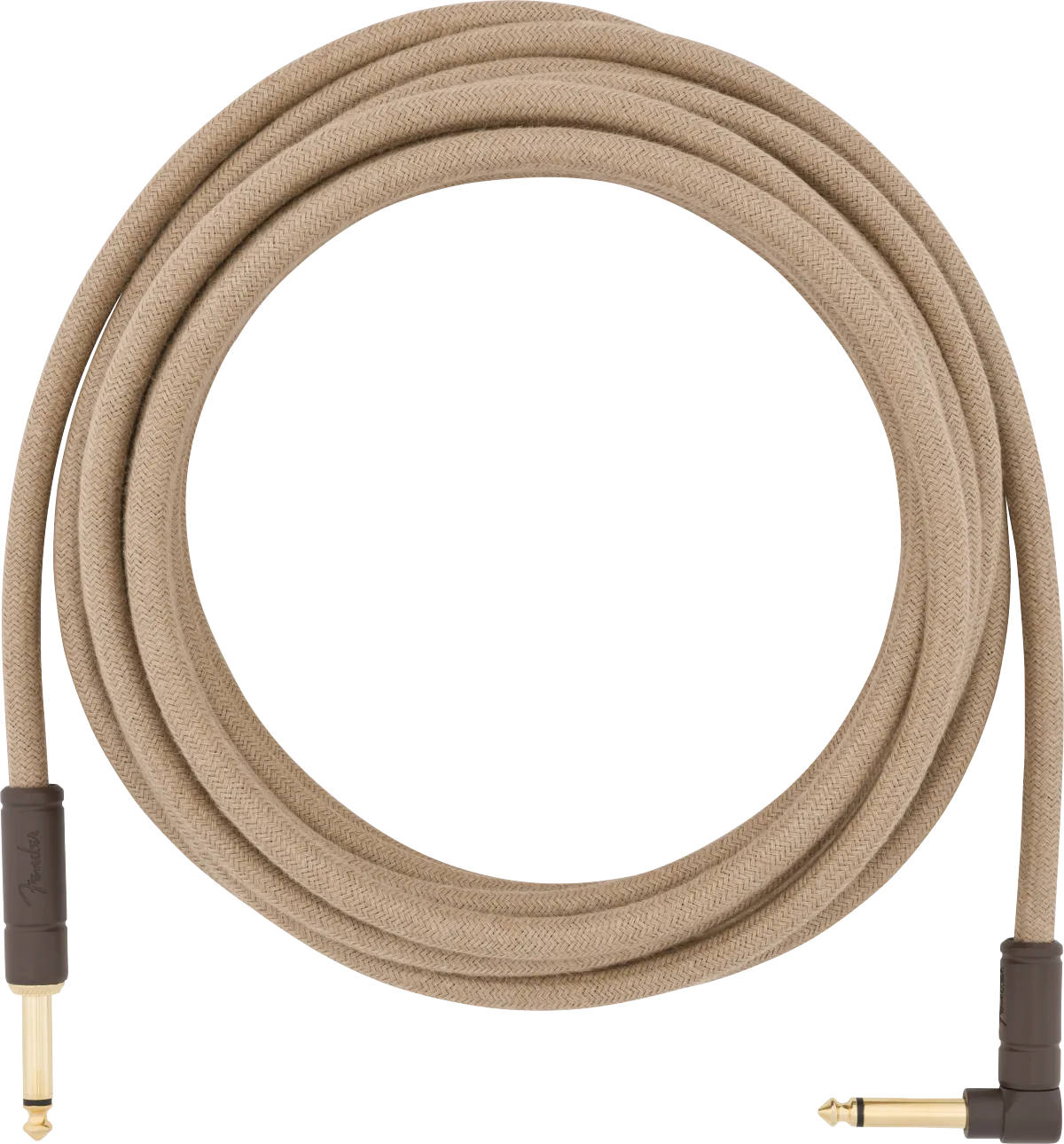 Fender 18.6' Angled Festival Instrument Cable, Pure Hemp