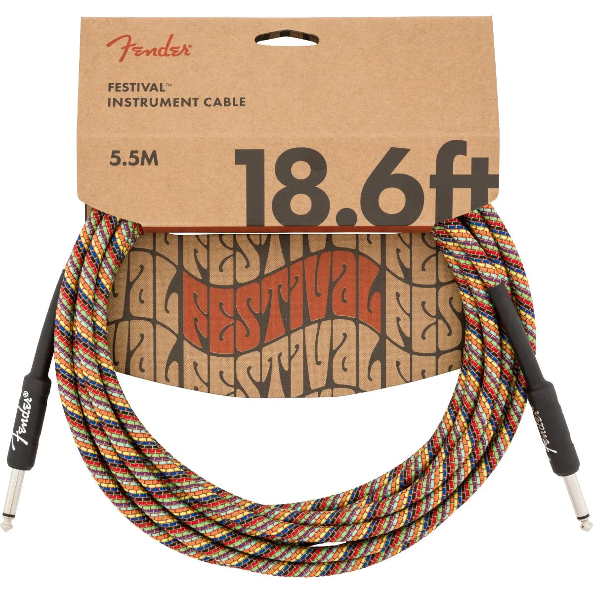 Fender Festival Instrument Cable, Pure Hemp