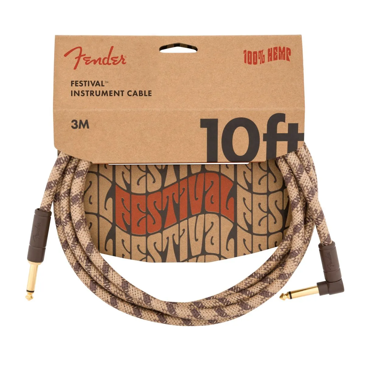 Fender Festival Instrument Cable, Pure Hemp