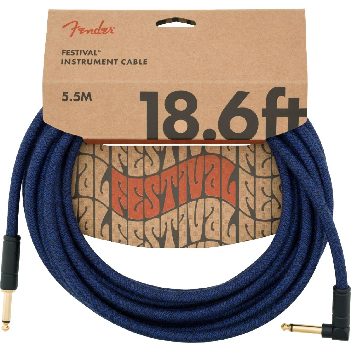 Fender Festival Instrument Cable, Pure Hemp