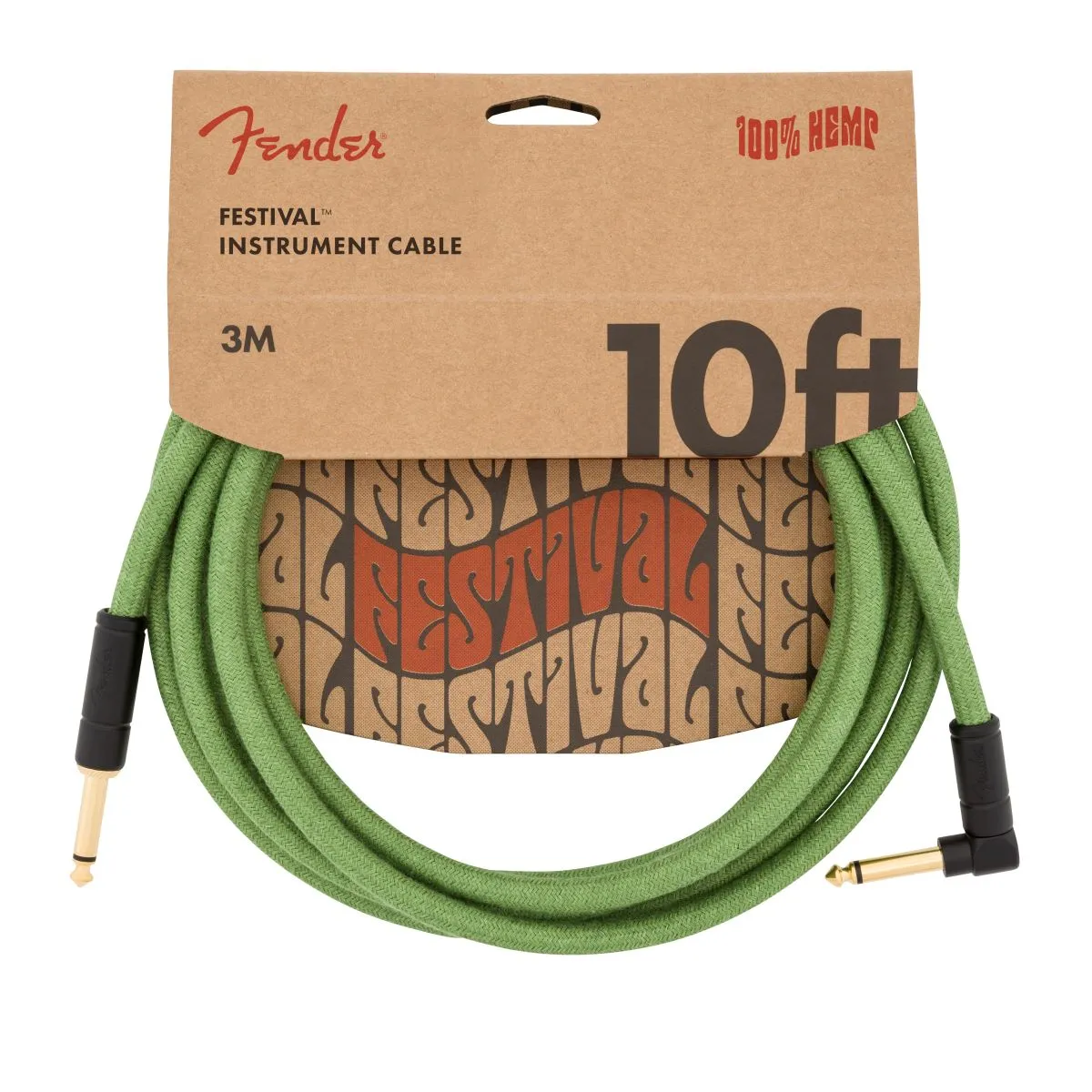 Fender Festival Instrument Cable, Pure Hemp