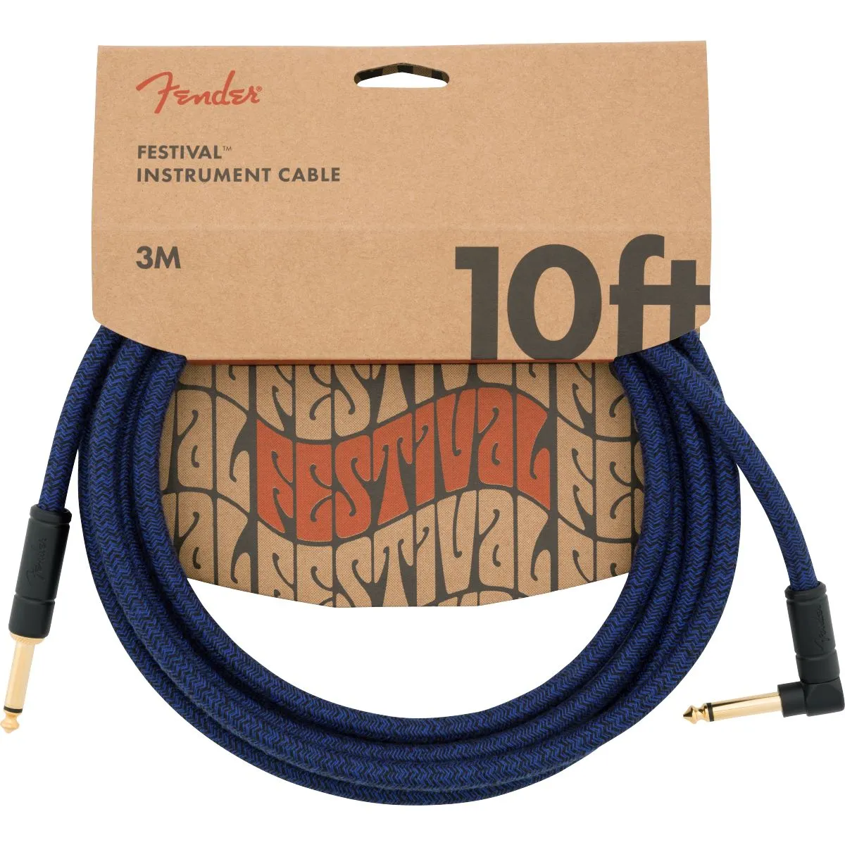 Fender Festival Instrument Cable, Pure Hemp