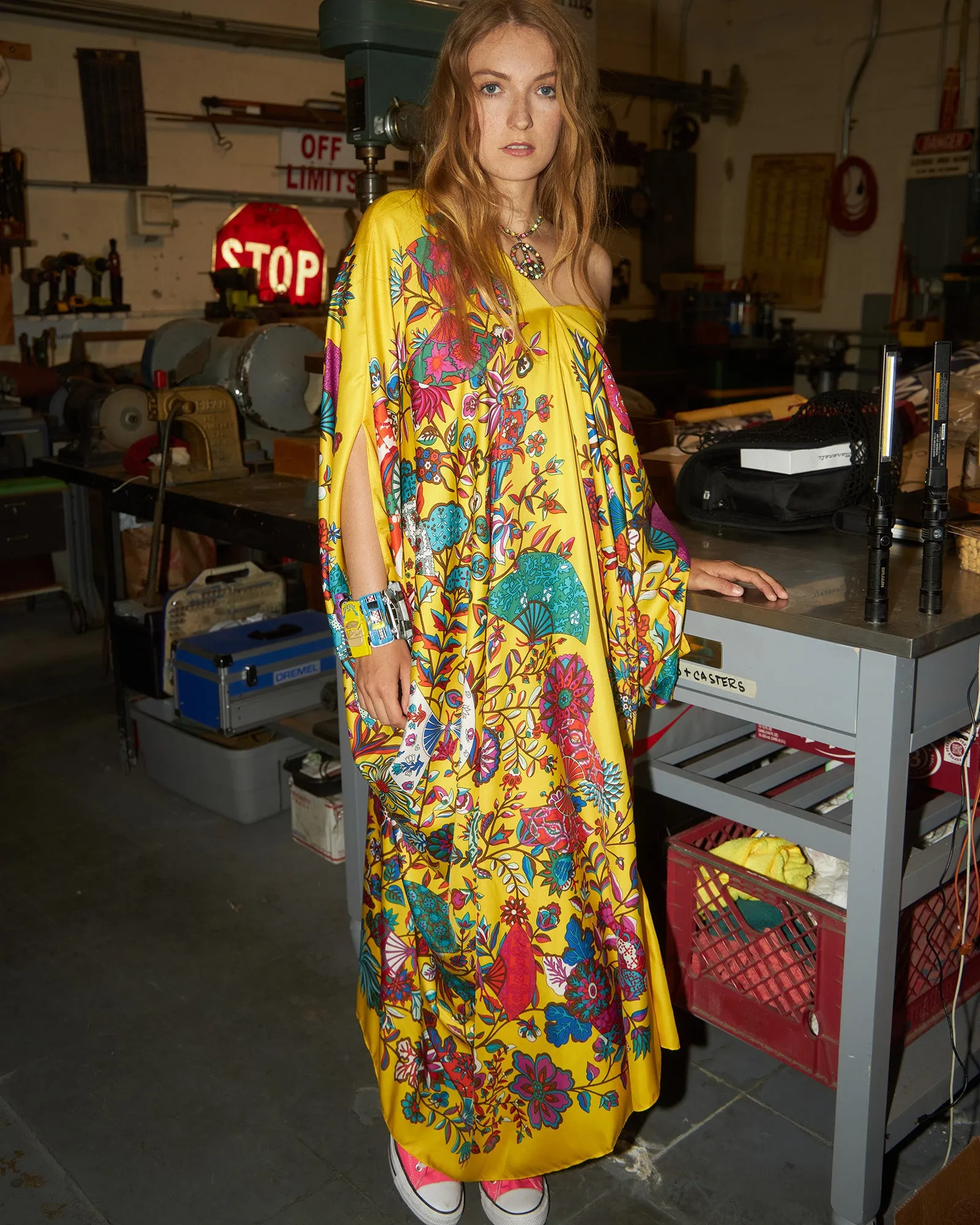Festival Goddess Scarf Caftan