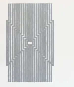 FRANK STELLA "SIX MILE BOTTOM" LITHO, 1970