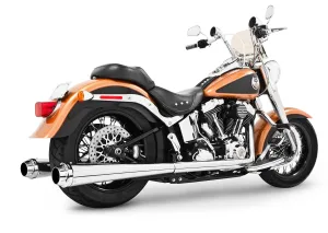 Freedom Performance HD00292 American Outlaw Dual Exhaust System - Chrome Body with Chrome Tip