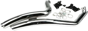 Freedom Performance HD00707 Radical Radius Exhaust System - Chrome