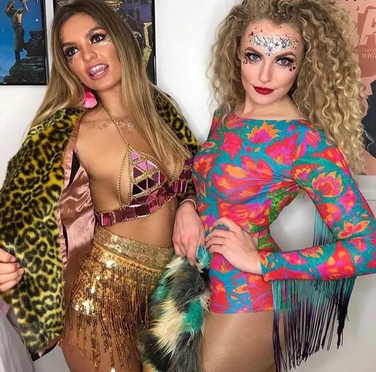 Fringed Lycra Bodysuit in Vendala