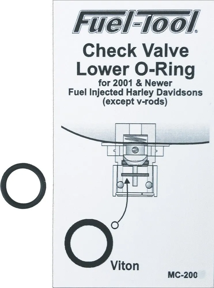 Fuel Tool MC200 EFI Check Valve Lower O-Ring