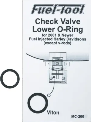 Fuel Tool MC200 EFI Check Valve Lower O-Ring