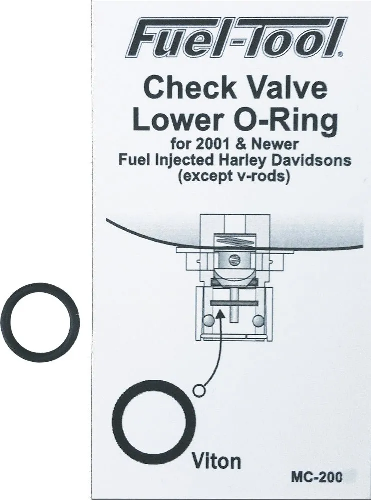 Fuel Tool MC200 EFI Check Valve Lower O-Ring