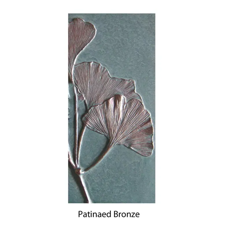 Gingko Leaf Mirror by Deborah Childress of Blindspot Mirrors