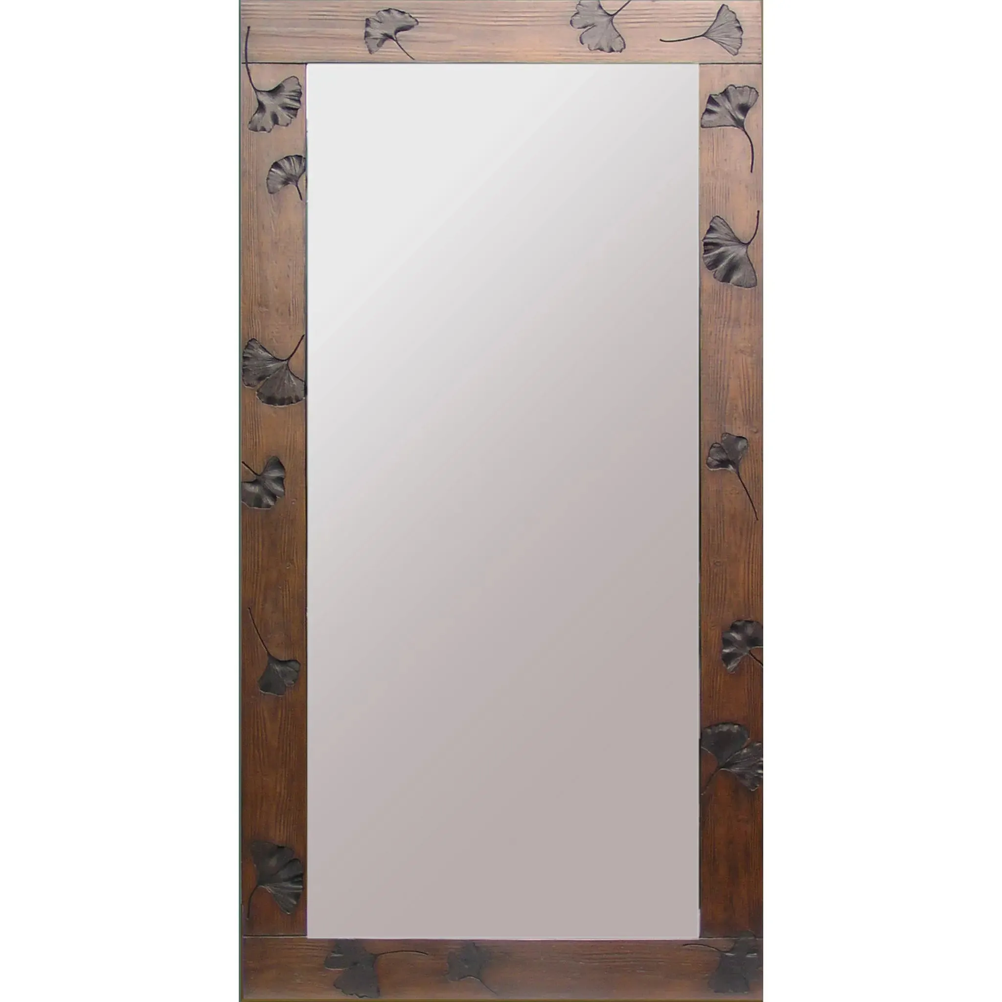 Gingko Leaf Mirror by Deborah Childress of Blindspot Mirrors