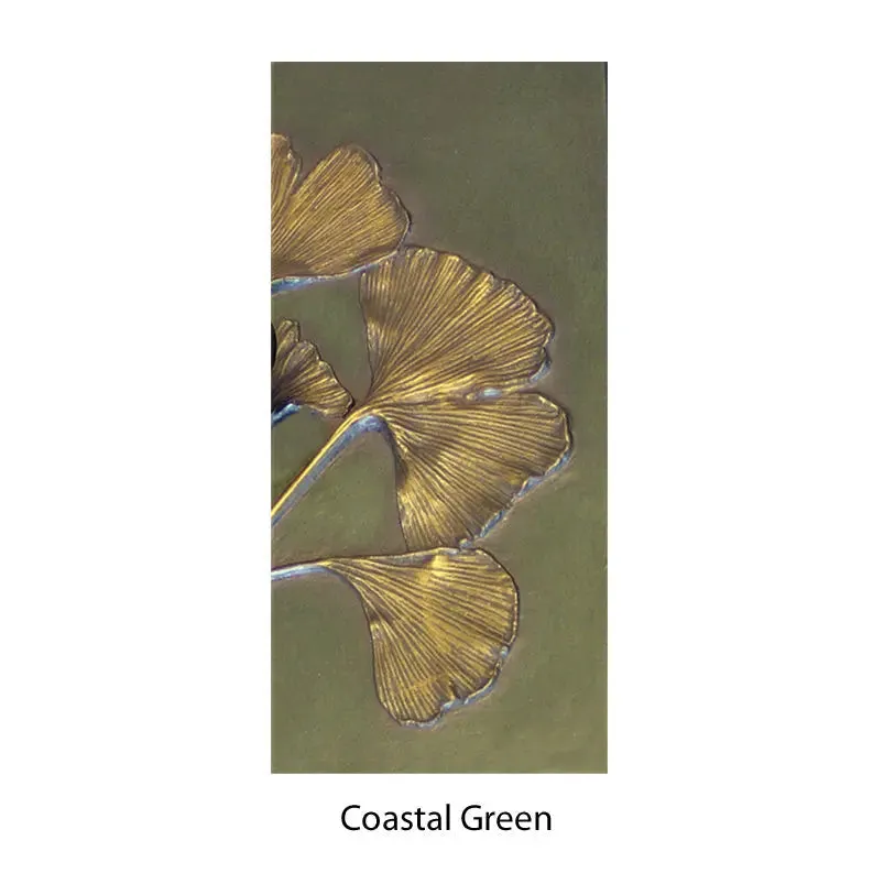Gingko Leaf Mirror by Deborah Childress of Blindspot Mirrors