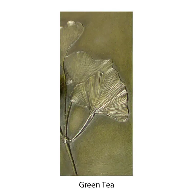 Gingko Leaf Mirror by Deborah Childress of Blindspot Mirrors