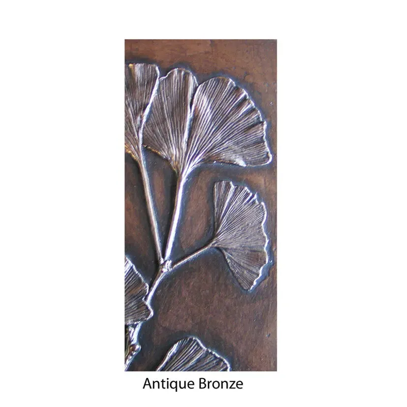 Gingko Leaf Mirror by Deborah Childress of Blindspot Mirrors
