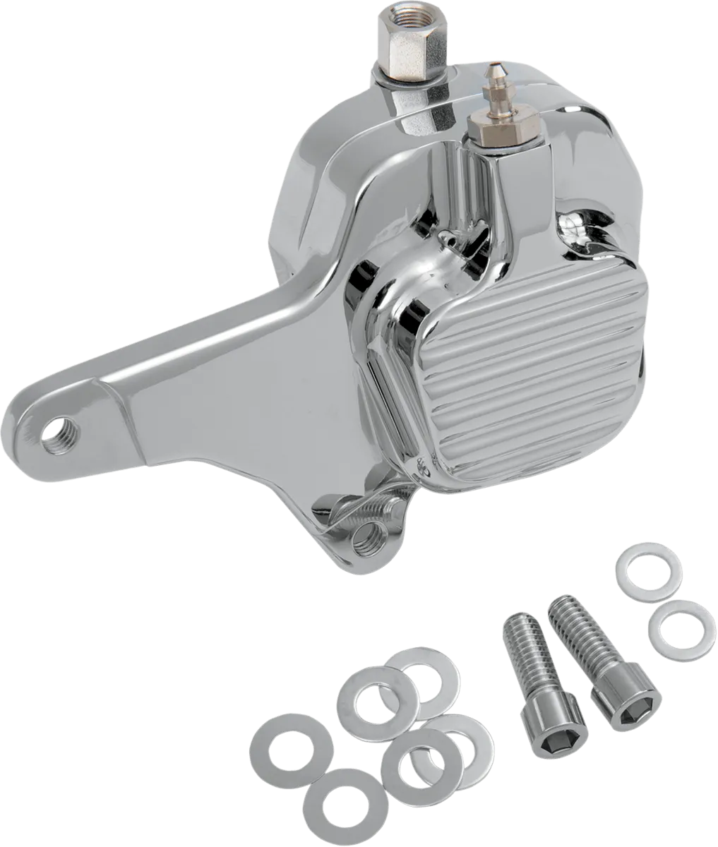 GMA Engineering GMA-200FC 2-Piston Single Disc Front Brake B-Caliper - Classic Chrome
